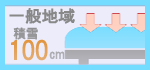 耐積雪性能100cm見積もりページへ画像