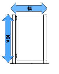 門扉サイズ